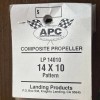 APC Propellers Advanced APC LP14010 14x10 Pattern Composite Propeller Landing