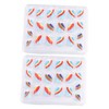 Beavorty 4sets Cartoon Fake Nails Lovely Artificial Nail Tips for