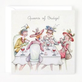 Ladies Bridge Card - Queens of Bridge! - Berni Parker