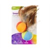 SmartyKat Flutter Balls Catnip Plush and Feather Cat Toys, Erratic