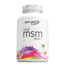 Best Body Nutrition Vital MSM Aktiv Tabs mit Vitamin C, 161 g