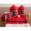 DII Holiday Decorative Table Runner Santa Belt