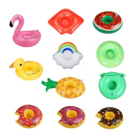 11 Pcs Inflatable Drinks Holder, 11 Hot Tub Drinks Holder Durable and Sturdy, with Smooth Edges for Holidays Hot Tub Beach and Family Fun