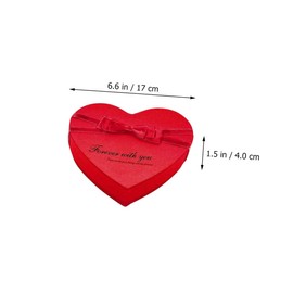 KOMBIUDA Heart-shaped Rose Soap Realistic Soap Flowers Elegant for Valentine's Day Birthdays Anniversaries and Romantic Occasions