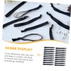 WOONEKY 20pcs Adjustable Hair Ties for Men Elastic Hair Bands