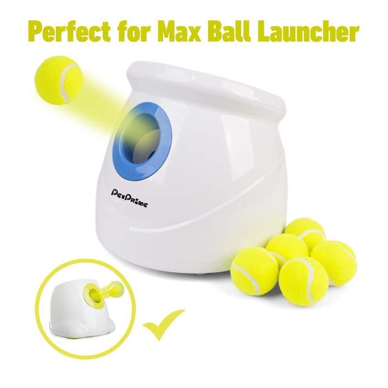 Pet Prime Dog Tennis Ball Toy 6 Pcak 2.5 Inch