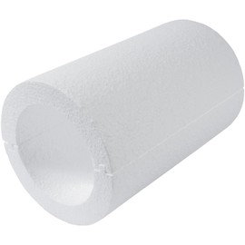Repa Market Ø5 Inch Polystyrene Insulation Shells - 11.81" Inch Long Duct - Ventilation Pipe Heat and Sound Isolation - Shape Retaining Wall Duct Protection - Recuperator Sleeve