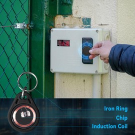 13.56MHz Writable Key Fob Tag 100pcs Rewritable 4-Byte UID Smart Keys Compatible with MIFARE Classic 1K RFID Key Fob Access Control Writable