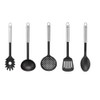Leifheit 24060 Cucchiaio Spaghetti, Acciaio Inossidabile, Nero/Grigio Argento, 6.5 x