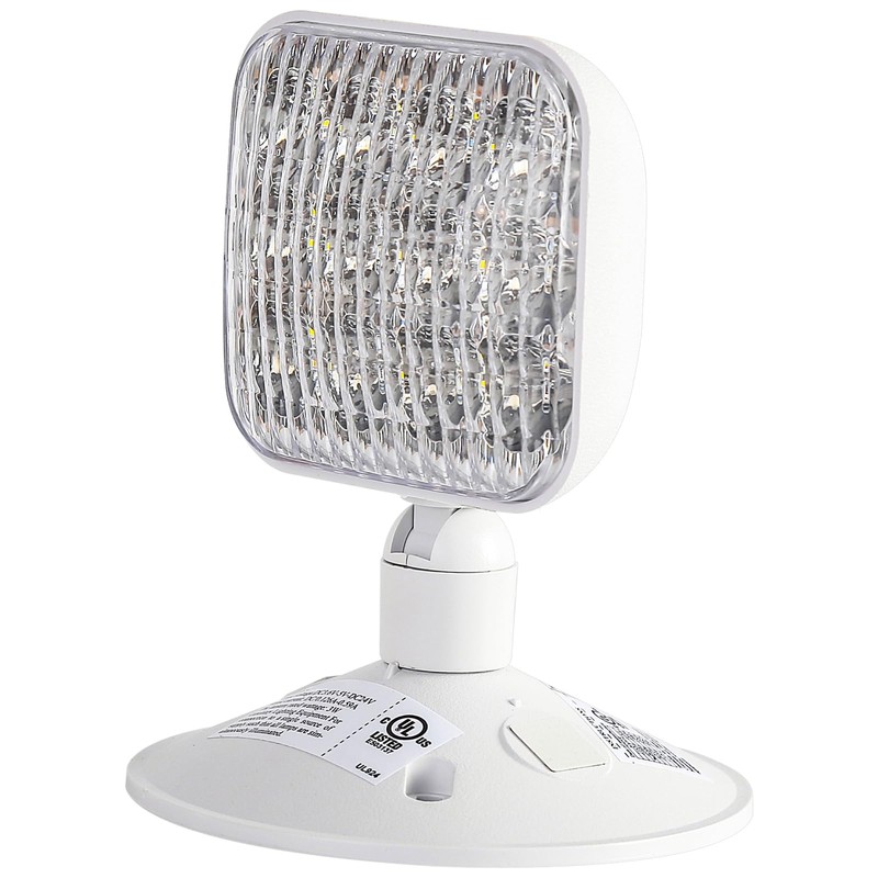 Enjvvs Emergency Remote Head Lighting, Single Head Emergency Light, Adjustable