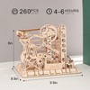 ROKR 3D Wooden Puzzles Marble Run Mechanical Model Kit for