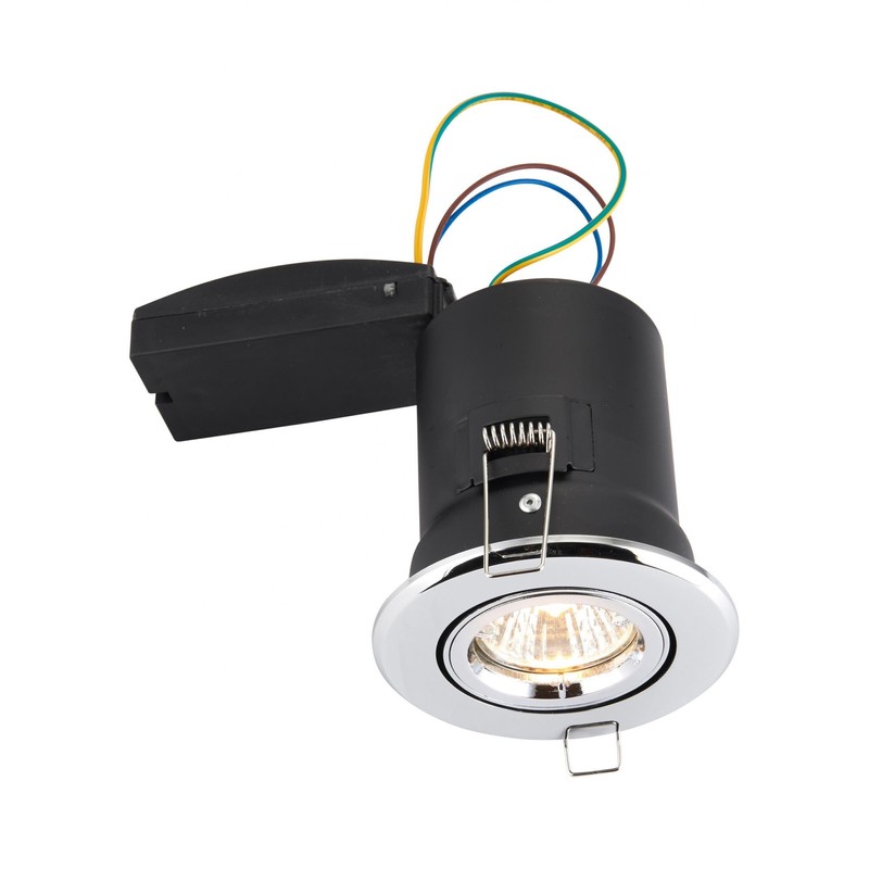Saxby 50682 50W shieldPLUS MV Tilt Recessed Fire Rated Downlight