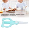 Baby Food Ceramic Scissors Infant Feeding Aid Scissors Portable for