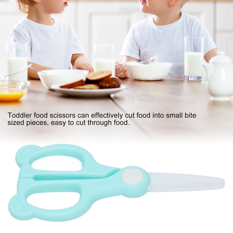 Baby Food Ceramic Scissors Infant Feeding Aid Scissors Portable for