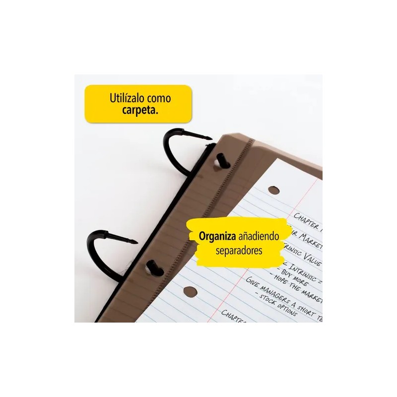 Carpeta cuaderno Híbrido Flex Five Star 60 Hojas Rellenable