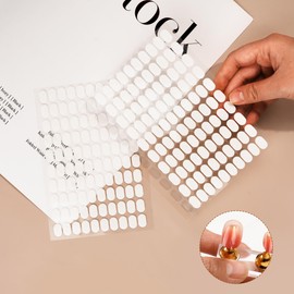 8 Sheets Double Sided Tape for Nails Display Double Sided Tape for Press on Nails for Nail Packaging Supplies