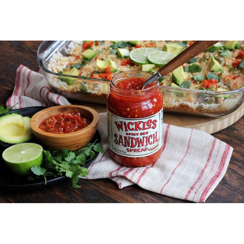 Wickles Spicy Red Sandwich Spread, 16 oz (Pack - 6)
