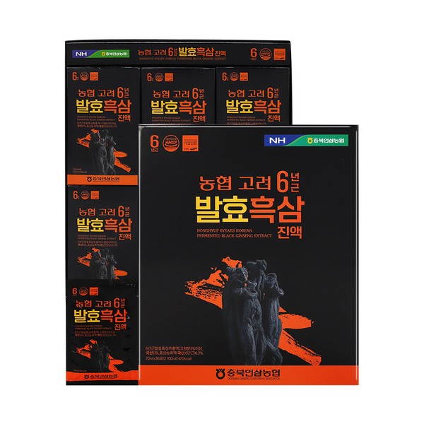 Nonghyup Koryo 6-year-old fermented black ginseng extract 70ml x 30