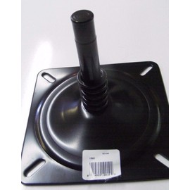 Attwood 1002 Lock'N-Pin 3/4" Pin Seat Mount - Zinc Plated Steel, 2-3/4" Steel Pin with Spring