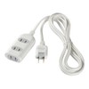 Buffalo BUFFALO BSTAPSG2320WH 2-Pin Power Strip 3-Outlet Lightning Surge Guard