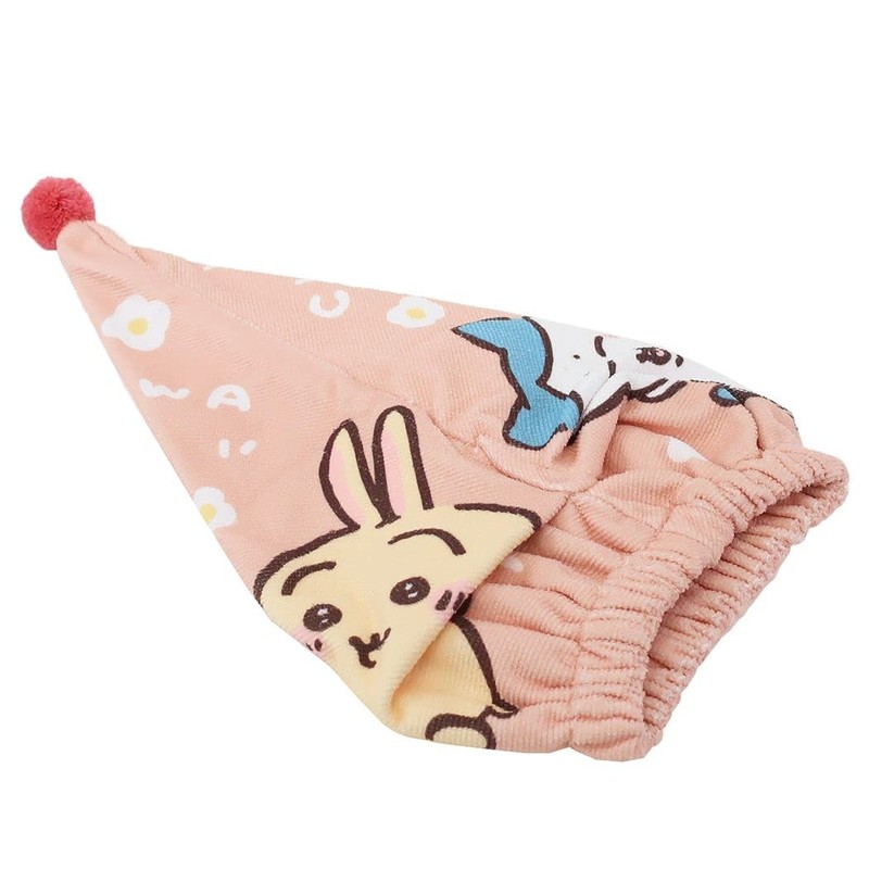 2023 Marushin 0775015100 Towel Cap, Children, Chiikawa, Hair Drying, Water
