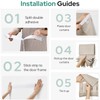 HOMEIDEAS Blackout Linen Sidelight Curtains for Front Door, Side Door
