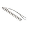 2Pcs Mini Flashlight Pocket Clip Stainless Steel ABS Rechargeable 600mAh