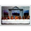 The Last Supper Roach Bugs Insects Diorama 6x4 Postcard Abstract