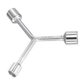 sourcing map Y Type 3 Way Hex Socket Wrench, 13mm 16mm 18mm Combination Repair Spanner Tool, 3-inch