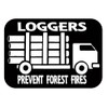 Logging Forest Fires Sticker Decal tp 1360 6 inch truck