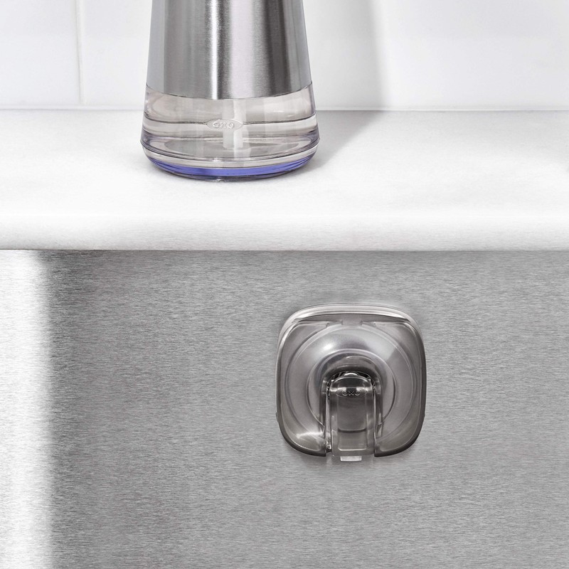 OXO Good Grips Stronghold Suction Sinkware Organizer, Stain Less Steel