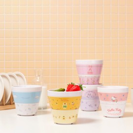 Dainies Sanrio 1-person tableware set (5 types), Kuromi / 데이니즈 산리오 1인 식기세트(5종), 쿠로미