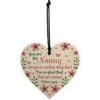 RED OCEAN Nan Nanny Gifts Birthday Gifts For Nan Wooden