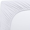 Utopia Bedding Fitted Sheet Single, White - Deep Pocket 14