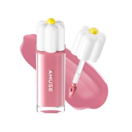 Amuse SEOUL Daisy Flower Dew Tint 09 MAUVE GRAPE | 35% High-moisture Water Tint, Long-lasting, Vitamin E Acetate, Moisturizing, No Peel Off, Lip Treatment, Non Sticky, Korean Lip Tint for Dry Lips
