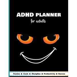 ADHD Planner For Adults: A Daily, Weekly, Monthly and Yearly Undated Planner to Help You Organize Your Life | Adhd Journal for Men Women Adults and ... People | Pretty Simple Designed Black Cover