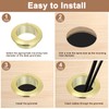 uxcell 1 Pcs 1.58 inch (40mm) Nylon Desk Grommets, Plastic