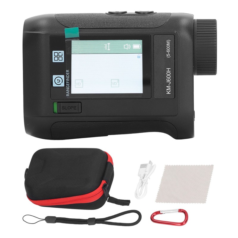 Laser Golf Rangefinder Voice Broadcast 656 Yards 6.5X Magnification Golf