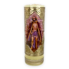 St Lazarus Cirio Paschal Candle Easter Lent Holy Cirio Pascual San Lazaro 6" x 2" Vela