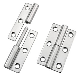2 PIEZAS 64 x 36 x 2mm Bisagra de Elevación Lateral Derecha, Bisagras de Junta Deslizante Desmontables, Bisagra Desmontable, Bisagras de Bandera de Junta Deslizante Desmontable Derechas de