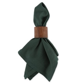 DII 100-Percent Cotton, Machine Washable Everyday Basic Buffet Napkin, 16X16-Inch, Dark Green, Set of 12