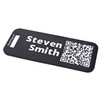 Custom Metal Luggage Tag - Customized Engraved Info & QR