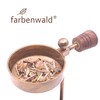 Farbenwald Incense Burner Height Adjustable for Smoking Resins, Woods and