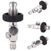 High Quality CO2 Copper Inflatable Quick Connector with Plastic Handle