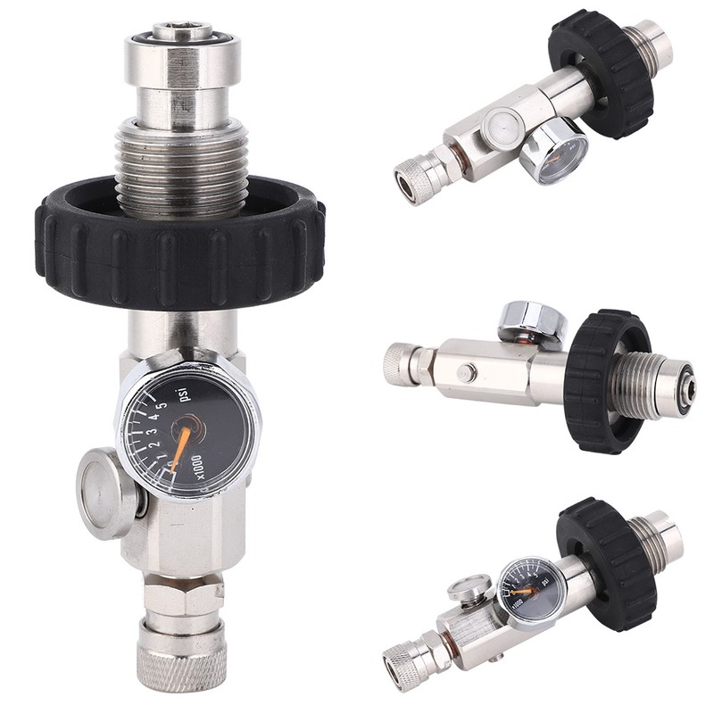 High Quality CO2 Copper Inflatable Quick Connector with Plastic Handle