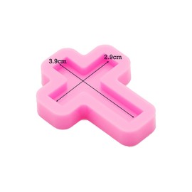 Angel Wings Mini Cross Shape Reusable Resin Silicone Molds Non-stick DIY Candy Desserts Gum Paste Ice Cream Fondant Mold Crystal Jelly Pudding Cupcake Baking Mold