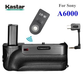 Kastar Battery Grip Combo for Sony Alpha a6000 ILCE-6000 Mirrorless Camera - Grip + 2 Batteries