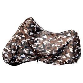 Osaka Textile Materials INFIMO IMA92305 Camouflage Motorcycle Cover, Cool Camouflage Pattern, Camouflage Pattern, Gray, 3L/4L Size