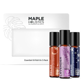 Roll on Essential Oils for Sleep - Aromatherapy Essential Oils Sets Variety Pack with Lavender Relax and Dream Sleep Essential Oil Roll Ons - Fun & Cute Wellness Gift for Young Women Teens & Girls