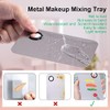 Makeup Palette, Makeup Mixing Palette, Stainless Steel Metal Foundation Palette